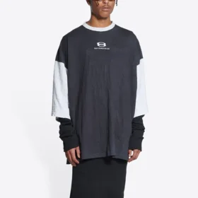 3/4-hihainen logopaita ”Washed Black Heather Grey” 699190TMVC81208