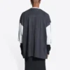 3/4-hihainen logopaita ”Washed Black Heather Grey” 699190TMVC81208