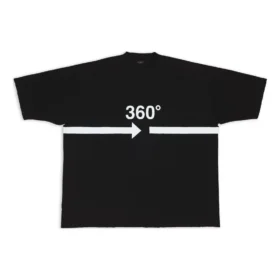 360 Tubular T-paidat Oversized ”Black” 720501TNVD51070
