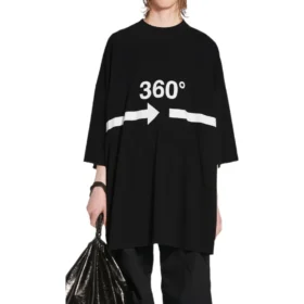 360 Tubular T-paidat Oversized ”Black” 720501TNVD51070