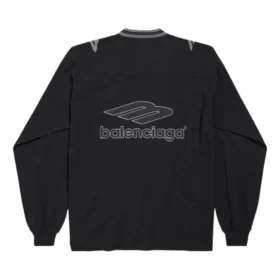 3B Football pitkähihainen V-kaulainen T-paita ”Black Anthracite” 857085TTVQ61066