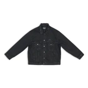 3B Sports Icon -Denim-takki, Large-malli, ”Musta” 704298TBP471029