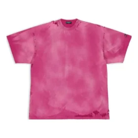 3B Sports Icon -korjattu ylikokoinen T-paita ”Dark Fucshia” 704056TMVA50556