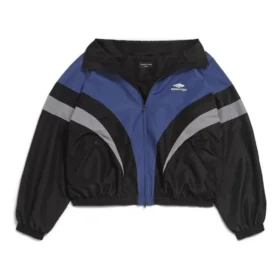 3B Sports Icon olkapäät paljastava verryttelytakit ”Black Blue” 790756TMO101000
