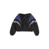 3B Sports Icon olkapäät paljastava verryttelytakit ”Black Blue” 790756TMO101000