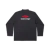 3B Sports Icon pitkähihainen T-paita, oversized-malli ”Black Red White” 720250TPVD71470