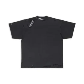 3B Sports Icon Repaired Oversized T-paidat ”Washed Black” 704056TMVA59034