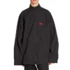 3B Sports Icon vetoketjullinen verryttelypaita ”Black Red” 720158TKO481000