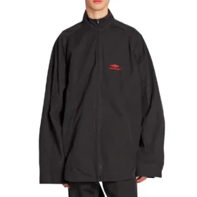 3B Sports Icon vetoketjullinen verryttelypaita ”Black Red” 720158TKO481000