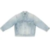3B Sports Vintage-denim-takki, Large-malli, ”Light Blue” 704299TJW798469