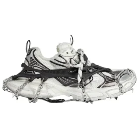 3XL Ski -tennarit ”White Black Mesh” 766033W3XR39710