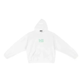 5:20 Graafinen hupparit ”White Green” 674986TMVL69164 5:20 Graafinen hupparit ”White Green” 674986TMVL69164