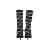 80 mm:n Monogram-logolla varustetut spandex-saappaat ”Black” 549784W1P601264