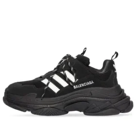 Adidas x Balenciaga Triple S -tennari ”Black” 712764W2ZB21090