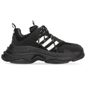 Adidas x Balenciaga Triple S -tennari ”Black” 712764W2ZB21090