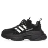 Adidas x Balenciaga Triple S -tennari ”Black White” 712821W2ZB21090