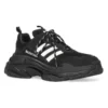 Adidas x Balenciaga Triple S -tennari ”Black White” 712821W2ZB21090