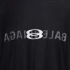 AI-logolla varustettu käännetty ylisuuri T-paita ”Black Faded” 787358TQVJ41569