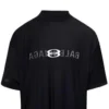 AI-logolla varustettu käännetty ylisuuri T-paita ”Black Faded” 787358TQVJ41569