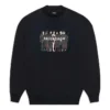 Aito Balenciaga-pyöreäkaulainen collegepaita ”Musta” 652981TIVA21000