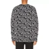 All Over Balenciaga Paris Intarsia -neulepusero ”Black White” 599826T31701070