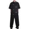 All Over Logo -lyhythihainen paita ”Black White” 681702TOL651070