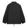 Allover-logolla varustettu sadetakki ”Black” 681452TKO401000