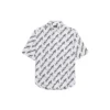 Allover Scribble -lyhythihainen paita ”White Black” 681702TLLJ49040