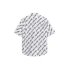 Allover Scribble -lyhythihainen paita ”White Black” 681702TLLJ49040