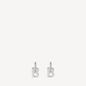 B-ketjuiset XS-korvakorut, hopeaa
