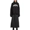 Back Flip Round -huppari, oversized-malli ”Black White” 761458TPVG11070