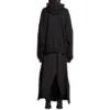 Back Flip Round -huppari, oversized-malli ”Black White” 761458TPVG11070