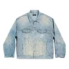Bal Diagonal Allover Oversized Takit ”Light Blue Japanese Ring Denim” 773616TPW534868