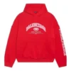 Balenciaga -huppari, leveä istuvuus, ”Red” 674986TLVJ26441