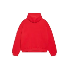 Balenciaga -huppari, leveä istuvuus, ”Red” 674986TLVJ26441 Balenciaga -huppari, leveä istuvuus, ”Red” 674986TLVJ26441