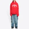 Balenciaga -huppari, leveä istuvuus, ”Red” 674986TLVJ26441