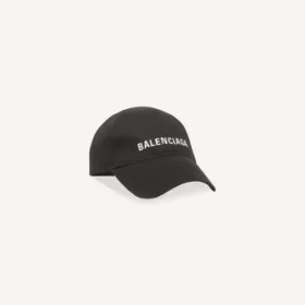 Balenciaga-lippalakki, musta/valkoinen