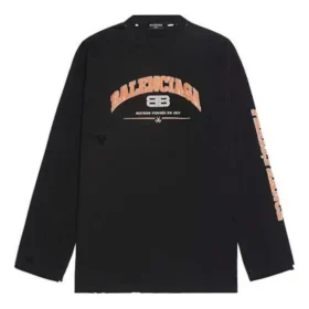 Balenciaga pitkähihainen T-paita ”Musta” 681046TLVJ11074 Balenciaga pitkähihainen T-paita ”Musta” 681046TLVJ11074