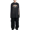Balenciaga pitkähihainen T-paita ”Musta” 681046TLVJ11074