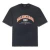 Balenciaga T-paidat, medium-mitoitus, ”musta” 612966TLVJ11074