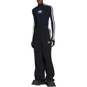 Balenciaga x adidas Baggy-verkkarihousut ”Black” 723824TNVN28482
