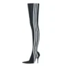 Balenciaga x adidas Knife Over The Knee -saappaat ”Black White” 724074W2ES11090