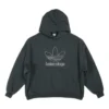 Balenciaga x adidas Logo Oversized-huppari ”Green White” 712396TNVA93775