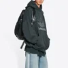 Balenciaga x adidas Logo Oversized-huppari ”Green White” 712396TNVA93775