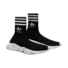 Balenciaga x adidas Originals Speed -tennarit ”Black White” 711189WBDV11090