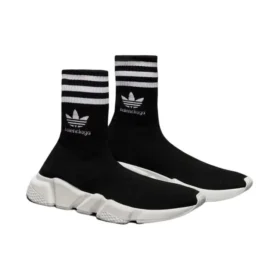 Balenciaga x adidas Originals Speed -tennarit ”Black White” 711189WBDV11090 Balenciaga x adidas Originals Speed -tennarit ”Black White” 711189WBDV11090