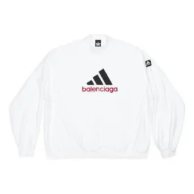 Balenciaga x adidas Oversized-huppari ”White” 731777TNVP69065 Balenciaga x adidas Oversized-huppari ”White” 731777TNVP69065