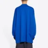 Balenciaga x adidas Oversized-pitkähihainen T-paita ”Blue” 728789TNVA65531