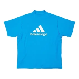 Balenciaga x adidas Oversized T-paidat ”Blue” 731769TNVP34024 Balenciaga x adidas Oversized T-paidat ”Blue” 731769TNVP34024