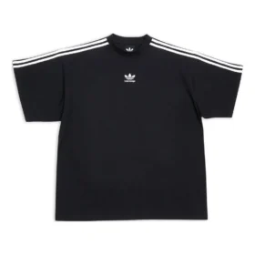 Balenciaga x adidas Oversized-T-paidat ”Musta” 739101TNVA68482 Balenciaga x adidas Oversized-T-paidat ”Musta” 739101TNVA68482